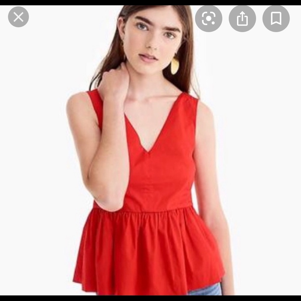 J.Crew Peplum top